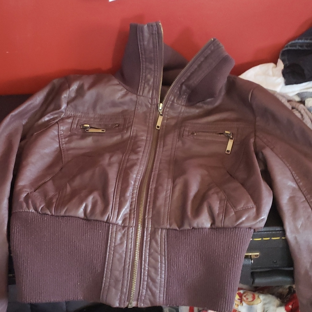 Leather jacket